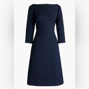 J.Crew Navy Boat Neck Dress, Size 10